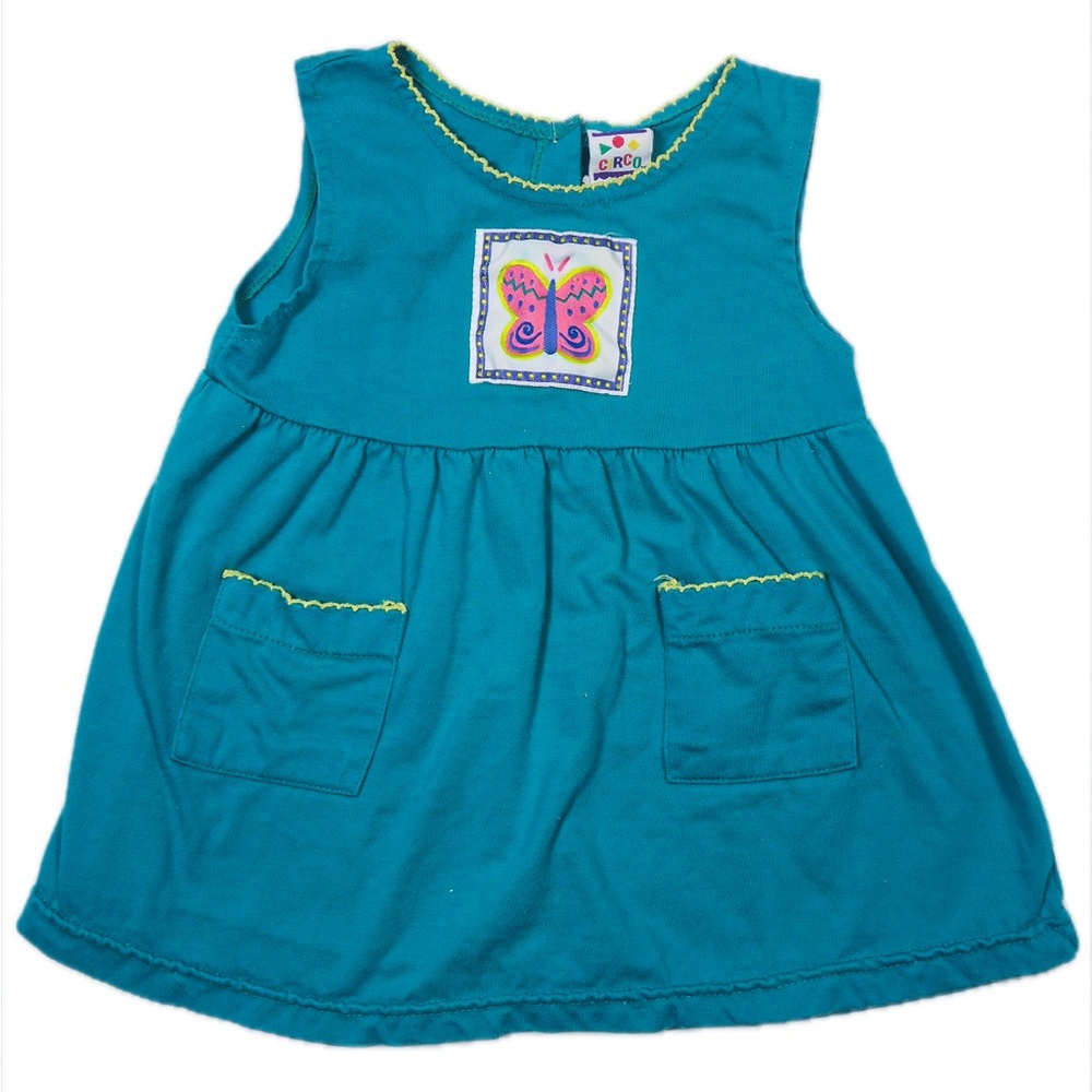 VINTAGE/Y2K Circo Dress Butterfly With Two Pockets Size 6m